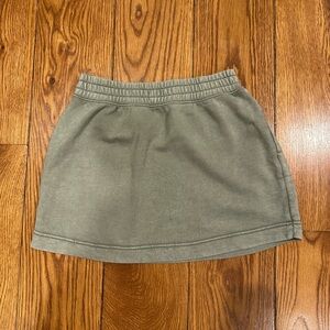 Aerie Fleece Mini Skirt